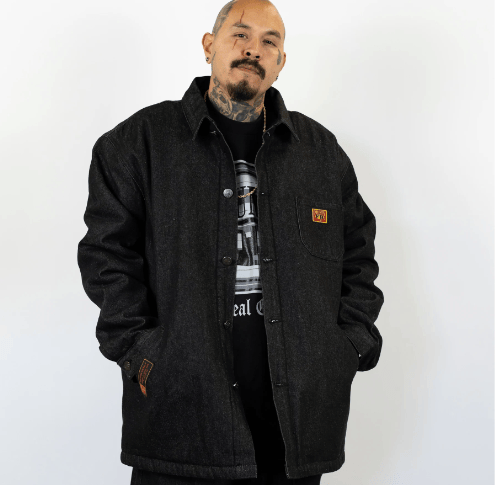 FB COUNTY MEN'S OVERSIZED BLACK DENIM JACKET | HomieGear